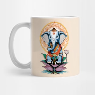 Ganesh Mandala Lotus Blossom Mug